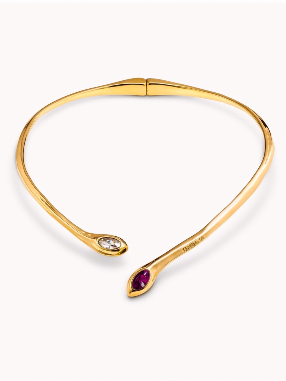 UNO de 50 Gold Open Collar Necklace